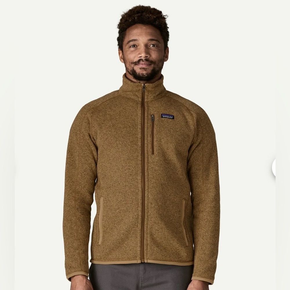 Patagonia Men's Better Sweater BROWN Full-Zip Fleece Jacket